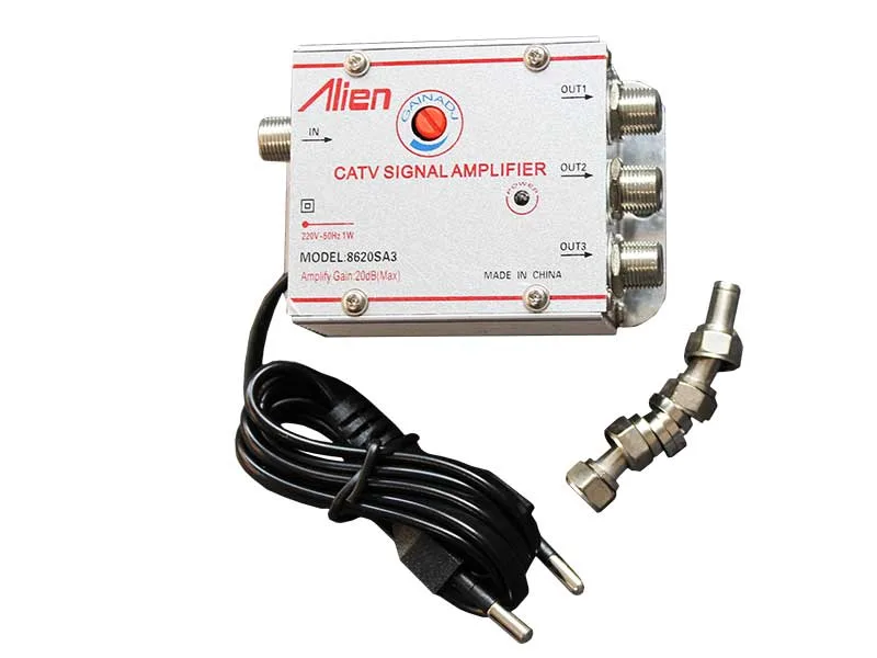 2202013-ANTENSKO POJAČALO 1/3 , SA REGULACIJOM, 20Db.,220V